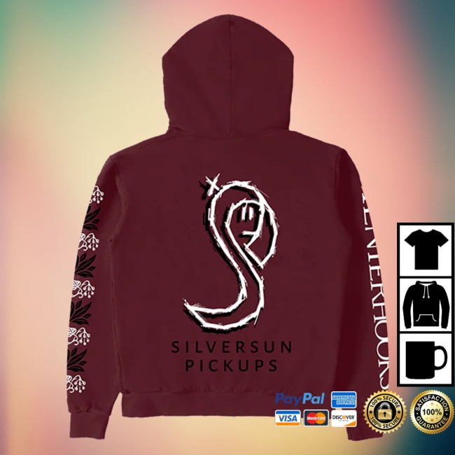 Silversun Pickups Store Merch Silversun Pickups 2026 Tour Burgundy Hoodie