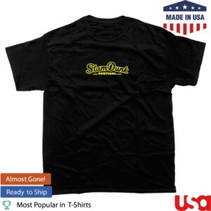 Slam Dunk Merch Store Sdf26 Lineup T-Shirt Black