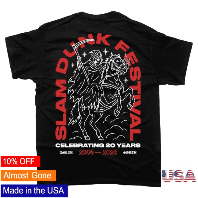 Slam Dunk Merch Store Year Of The Horse T-Shirt Black 4 Slam Dunk Merch Store Year Of The Horse T-Shirt Black
