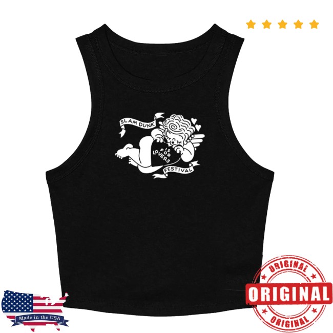 Slam Dunk Store Merch Cupid Crop Vest (Black)