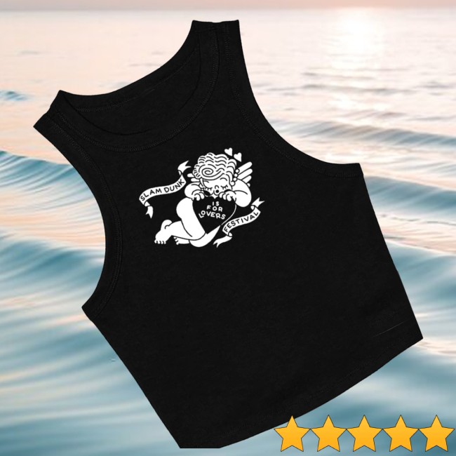 Slam Dunk Store Merch Cupid Crop Vest (Black)
