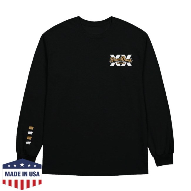 Slam Dunk Store Merch Xx Anniversary Longsleeve (Black)