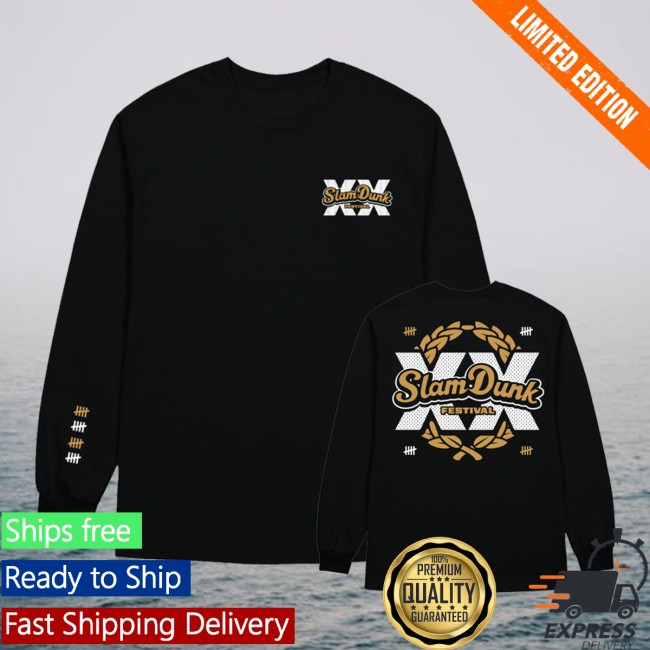 Slam Dunk Store Merch Xx Anniversary Longsleeve (Black)
