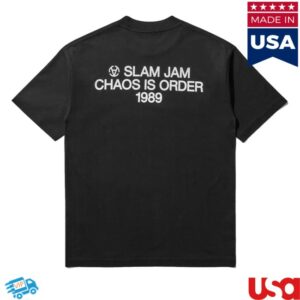 Slam Jam Store Merch Chaos Is Order Shirt Black