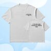Slam Jam Store Merch Chaos Is Order Shirt White