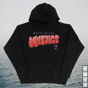 Slamgoods Store Merch Washington Mystics Bubble Script Heritage Hoodie