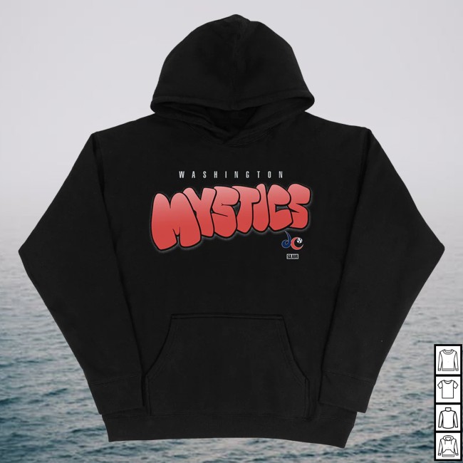 Slamgoods Store Merch Washington Mystics Bubble Script Heritage Hoodie