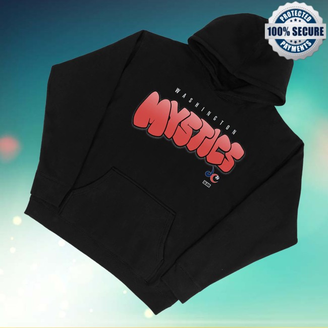 Slamgoods Store Merch Washington Mystics Bubble Script Heritage Hoodie