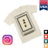 Slowdive Store Merch Print Shirt Natural