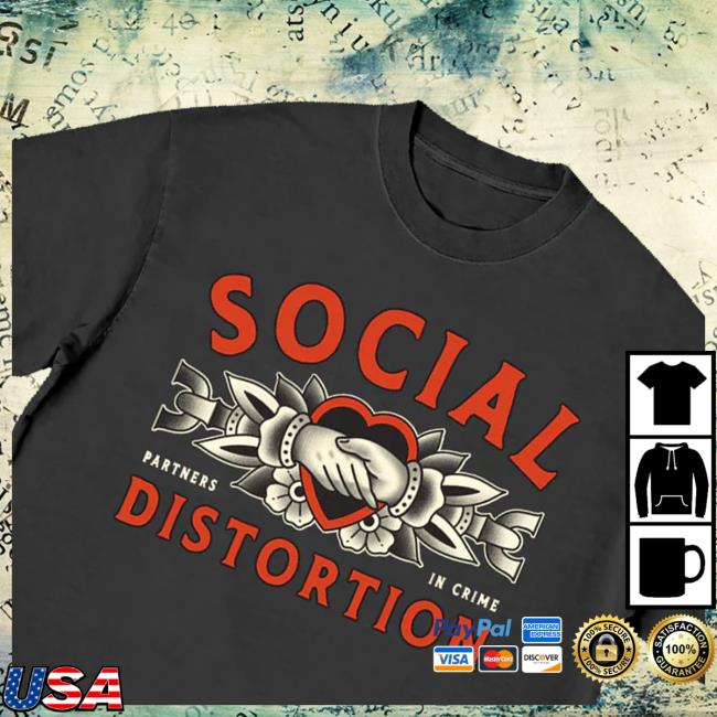 Social Distortion Merch Shop Store Partners In Crime Shirt