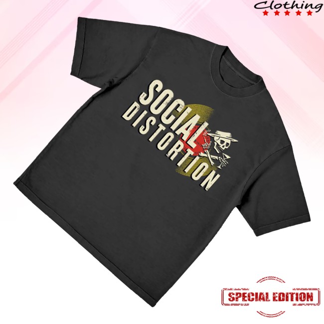 Social Distortion Store Merch Born To Kill Record T-Shirt