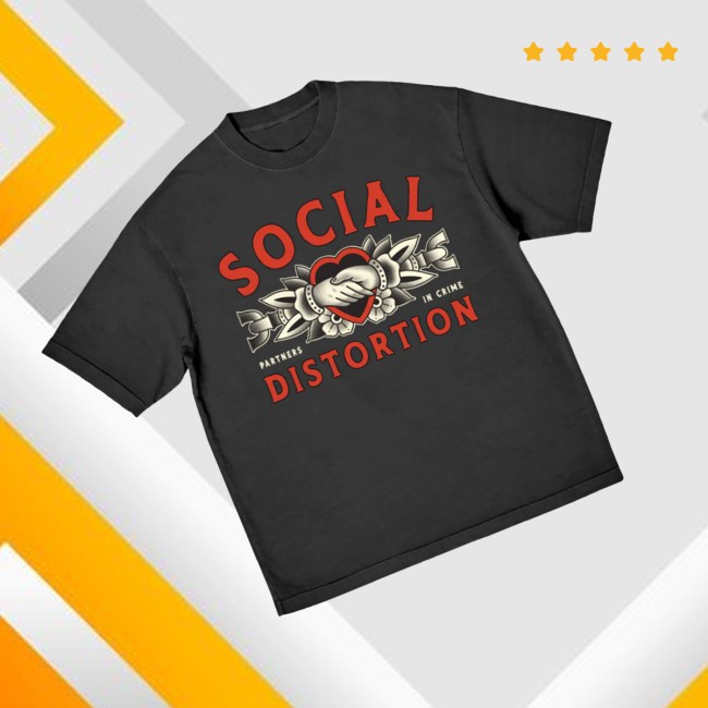 Social Distortion Store Merch Partners In Crime Shirt