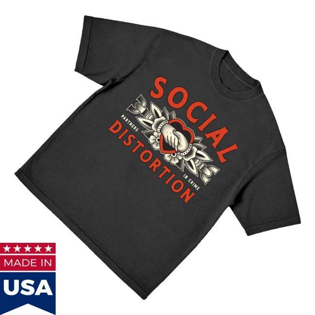 Social Distortion Store Merch Partners In Crime T-Shirt