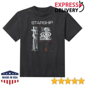 Spacex Merch Store Unisex Spacex Starship Vintage T-Shirt