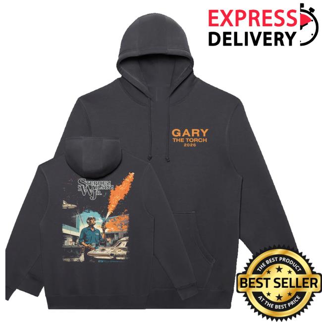Stephen Wilson Jr. Merch Shop Store Gary Torch Tour Smoke Grey Pullover Hoodies