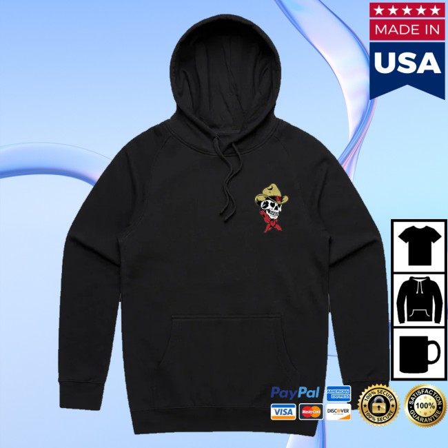 Strummingbird Merch Store Skull Cowboy Hoodie 2026 Online Exclusive