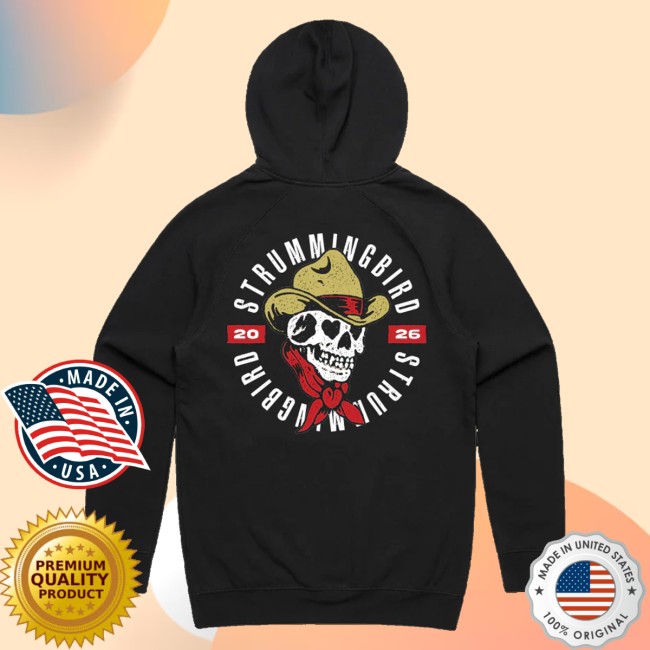 Strummingbird Merch Store Skull Cowboy Hoodie 2026 Online Exclusive