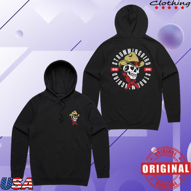 Strummingbird Merch Store Skull Cowboy Hoodie 2026 Online Exclusive