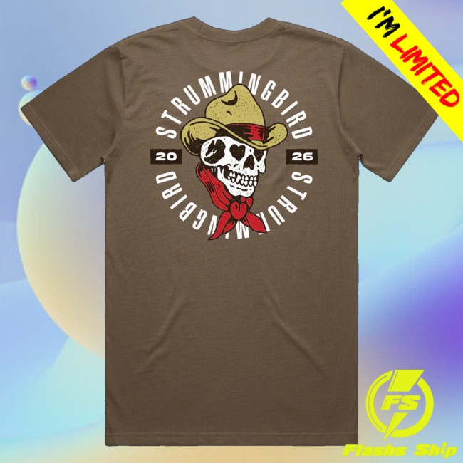 Strummingbird Merch Store Skull Cowboy Tee 2026 Online Exclusive