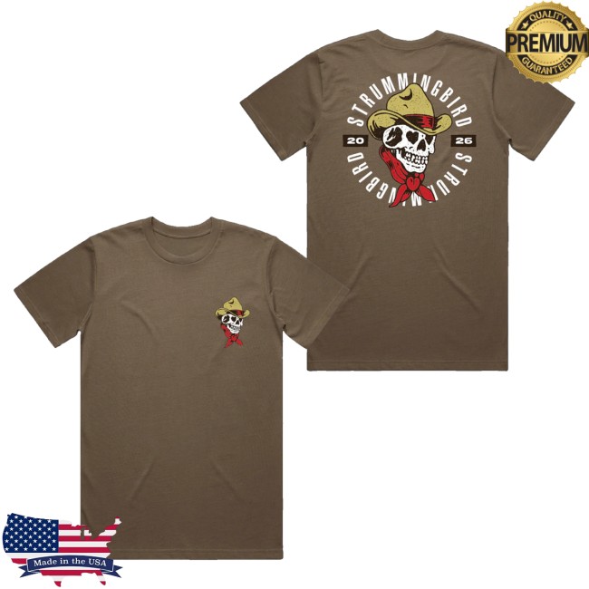 Strummingbird Merch Store Skull Cowboy Tee 2026 Online Exclusive
