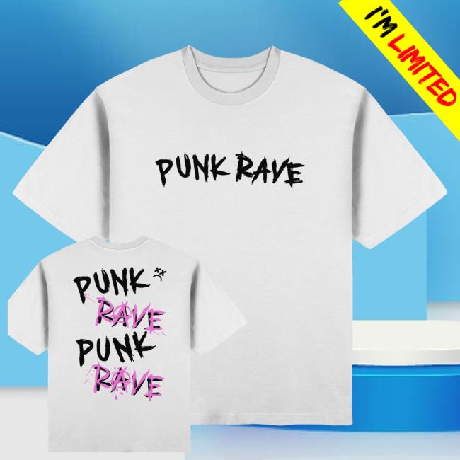 Stvw Music Store Merch Stvw 'Punk Rave' Tee White 4 Stvw Music Store Merch Stvw 'Punk Rave' Tee White