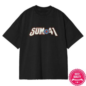 Sum 41 Merch Store Aknf 25Th Anniversary Tracklist Tee