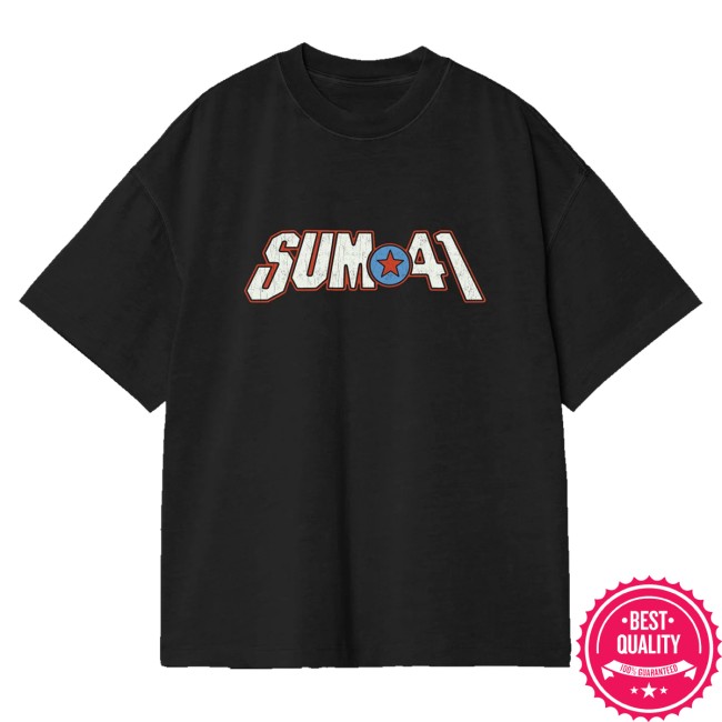 Sum 41 Merch Store Aknf 25Th Anniversary Tracklist Tee