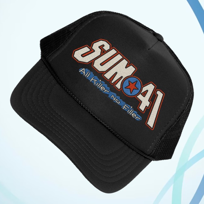 Sum 41 Merch Store Aknf Trucker Hat