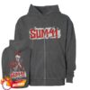 Sum41 Merch Shop Store Aknf 25Th Anniversary Zip Up Hoodie