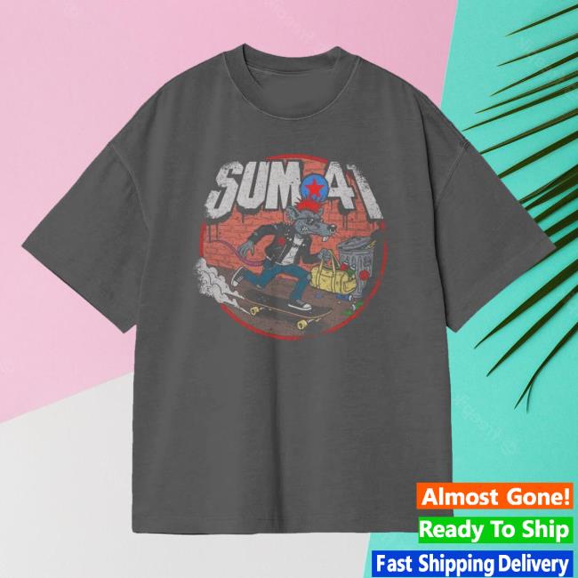 Sum41 Merch Shop Rat Tee Shirt