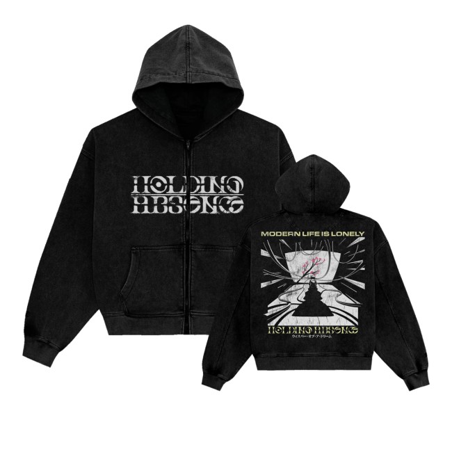 Sumerian Records Store Merch Holding Absence Reflection Zip Up Hoodie