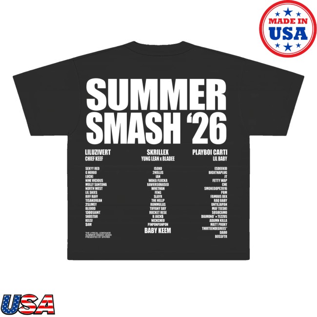 Summer Smash Store Merch Edm Shirt (Black)