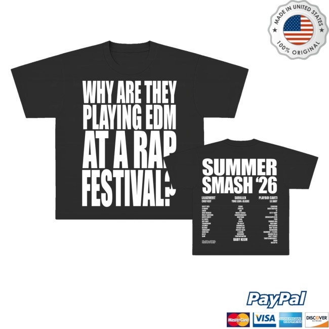 Summer Smash Store Merch Edm Shirt (Black)