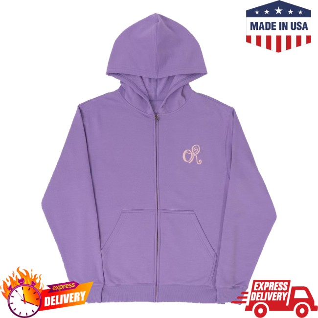 Target Store Merch Olivia Rodrigo Hooded Graphic Zip-Up Hoodie