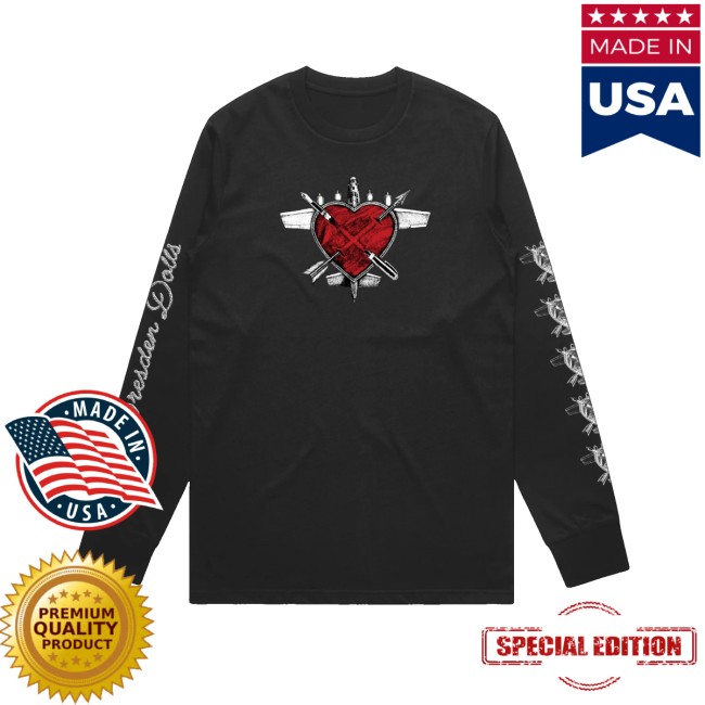 The Dresden Dolls Store Merch Heartplane Longsleeve