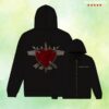 The Dresden Dolls Store Merch Heartplane Zip Up Hoodie