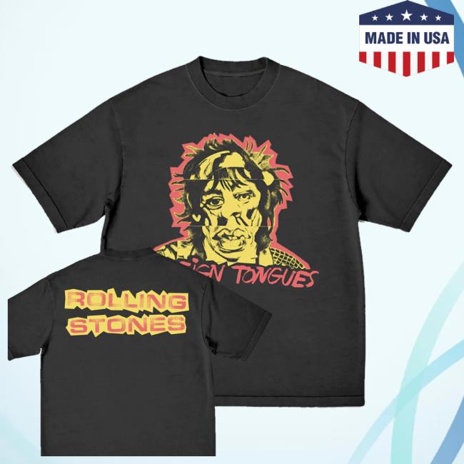 The Rolling Stones Merch Shop Store Foreign Tongues T-Shirt