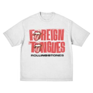 The Rolling Stones Merch Shop Store Foreign Tongues Tongue T-Shirt