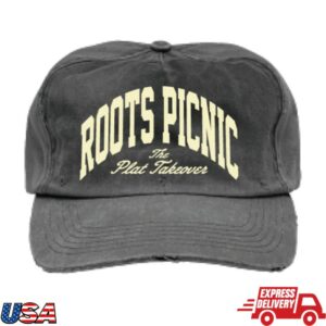 The Roots Picnic Store Merch Roots P4e Tan Washed Black Hat