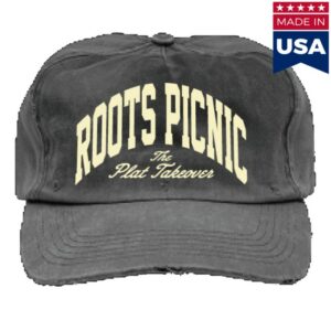 The Roots Picnic Merch Store Roots P4e Tan Washed Black Hat