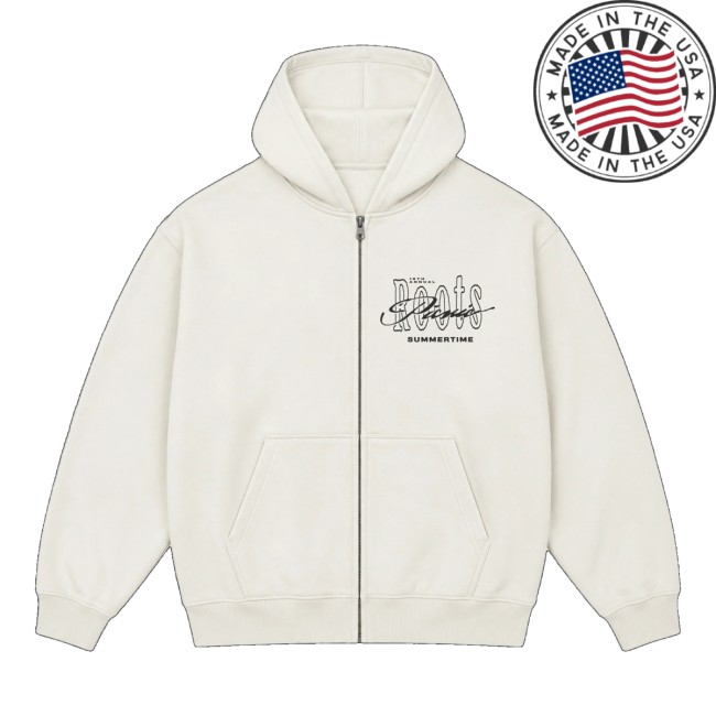 The Roots Picnic Store Merch Roots Picnic 18Th Annual Ecru Zip Hoodie 3 The Roots Picnic Store Merch Roots Picnic 18Th Annual Ecru Zip Hoodie