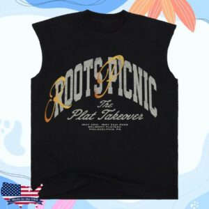 The Roots Picnic Merch Store Rp 26 Arched Logo P4e Black Muscle Tee