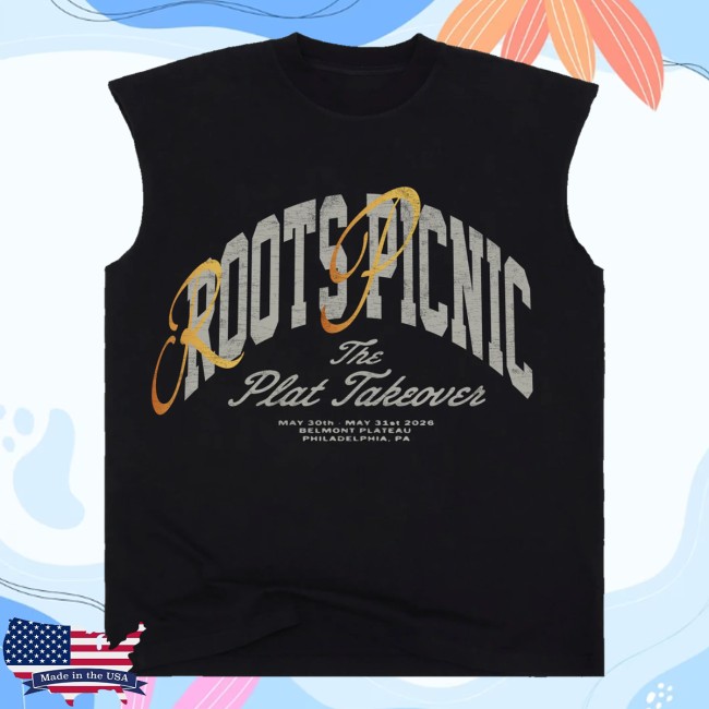 The Roots Picnic Merch Store Rp 26 Arched Logo P4e Black Muscle Tee 2 The Roots Picnic Merch Store Rp 26 Arched Logo P4e Black Muscle Tee