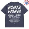 The Roots Picnic Merch Store Rp 26 Oe Classics Washed Blue Lineup Tee