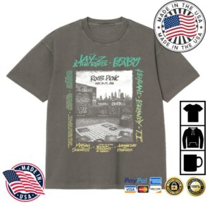 The Roots Picnic Merch Store Rp 26 Philly Rooftop Graff Shadow Lineup Tee