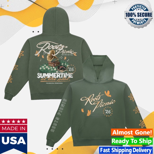 The Roots Picnic Merch Store Rp 26 Summertime In The Park Green Hoodie 5 The Roots Picnic Merch Store Rp 26 Summertime In The Park Green Hoodie