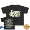 The Summer Smash Merch Shop Store Paint Shirt Black