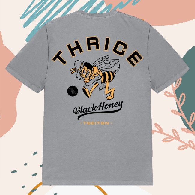 Thrice Merch Black Honey Tee Grey 4 Thrice Merch Black Honey Tee Grey