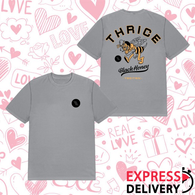 Thrice Merch Black Honey Tee Grey 5 Thrice Merch Black Honey Tee Grey