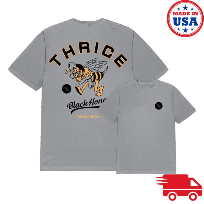 Thrice Store Merch Black Honey Shirt Grey 5 Thrice Store Merch Black Honey Shirt Grey